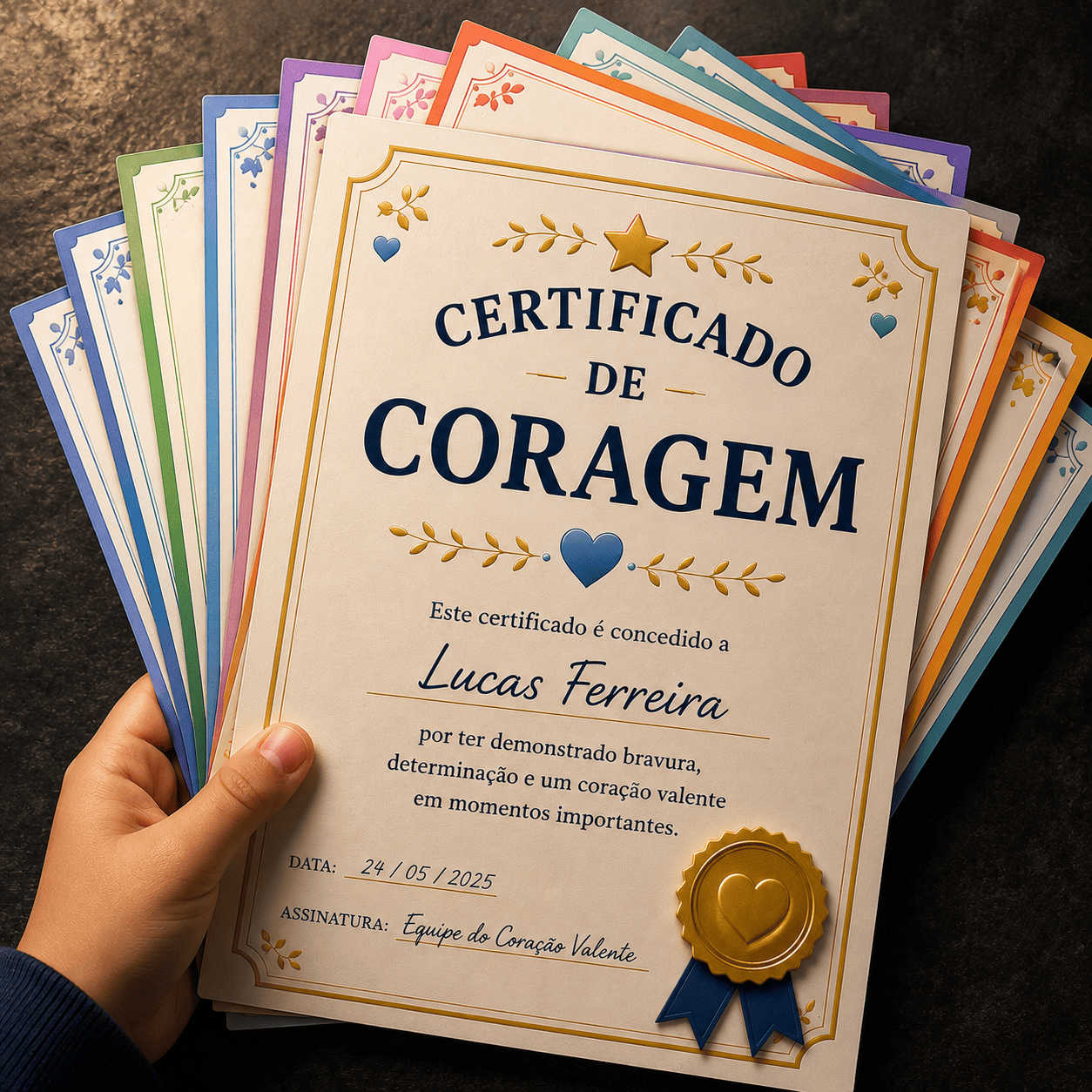 Kit com Dezenas de Certificados